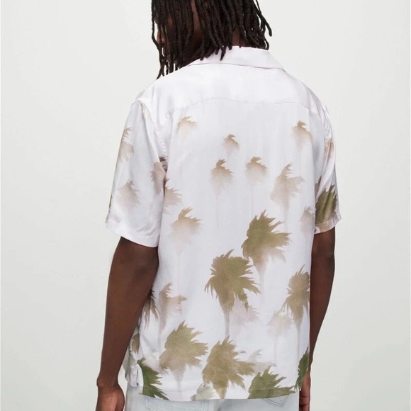 All Saints Pastel Pink Button Up Shirt - Picture 5 of 9